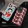 B-Betty-Cute-B-Boop Anime Phone Case For iPhone 16 15 14 13 12 11 17 Pro MAX Plus Pro Matte Shockproof Cover