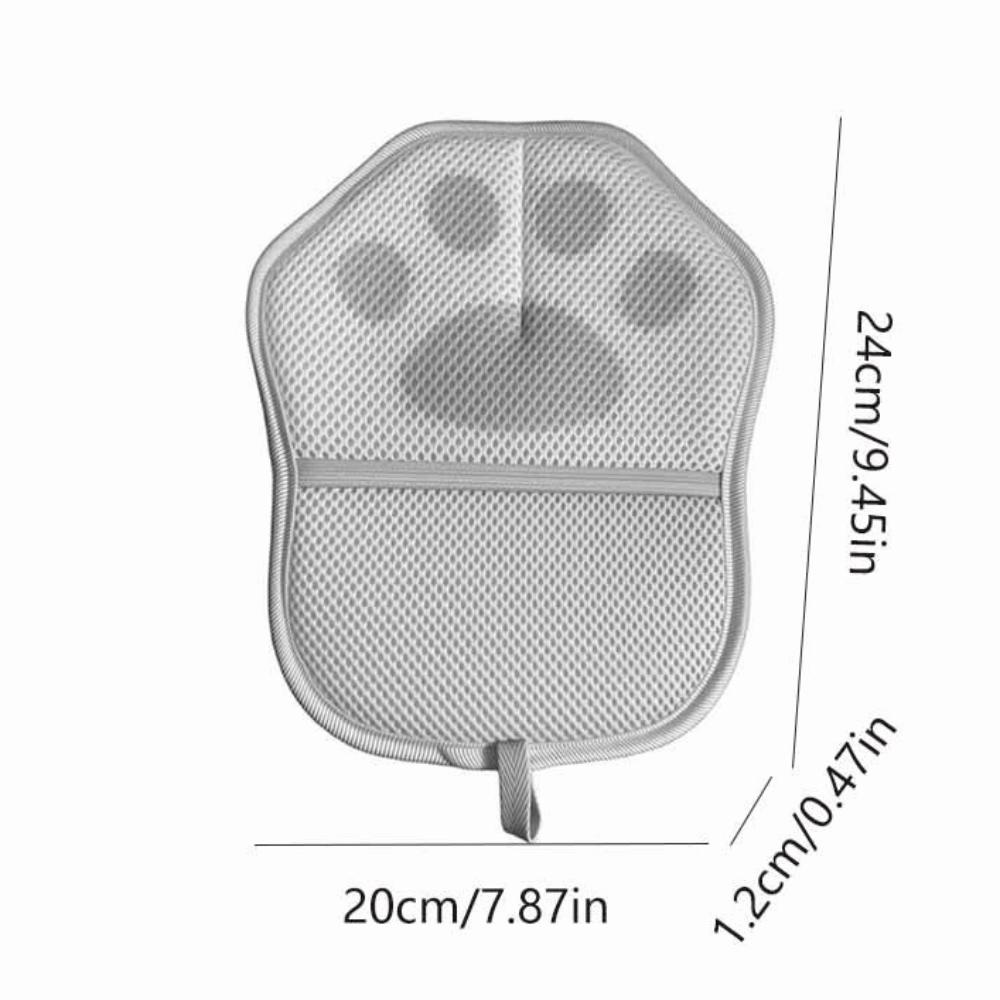 2Pcs Electrostatic Adsorption Pet Hair Remover Cat Paw Cute Electrostatic Gloves Self Cleaning Double-sided Pet Grooming Glove