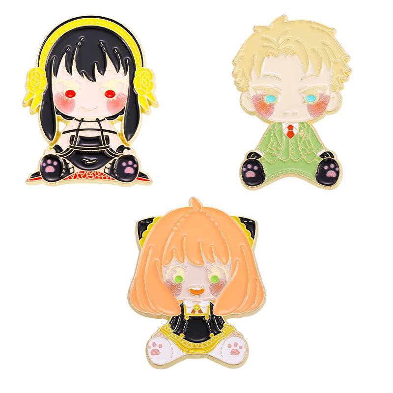 Аниме Модный Персонаж Сплав Брошь Милый И Креативный Значок Для Мужчин Женщин И