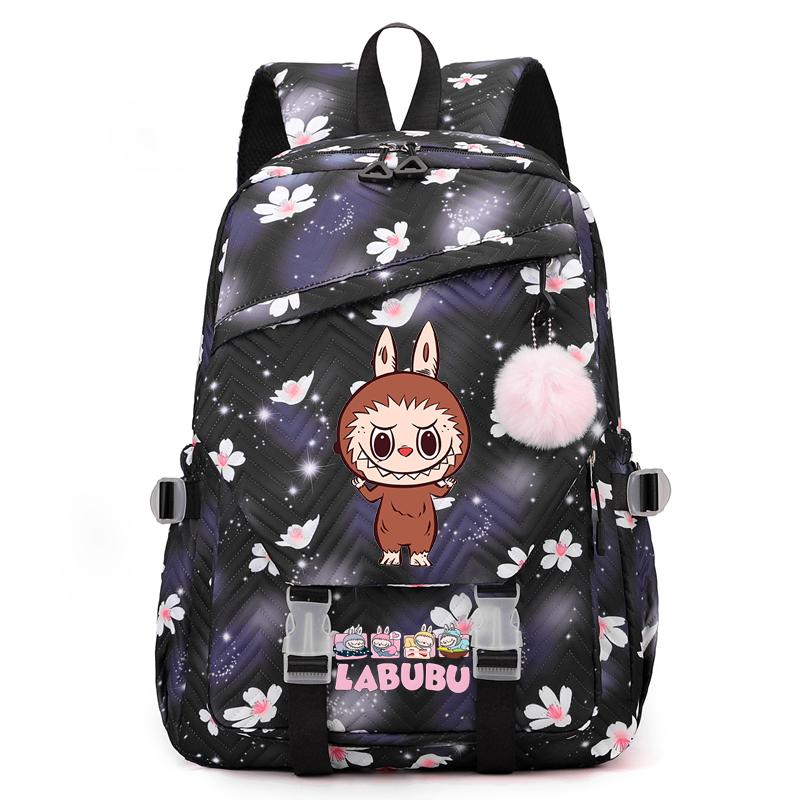 Cartoon Printed Backpack Student Kid Boy Girl Bookbag Teenger Large Capacity Waterproof Schoolbag Travel Bag Gift Mochila