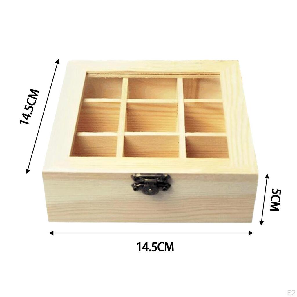 Органайзер для чайной коробки, контейнер для хранения, прочный декоративный держатель для кухни