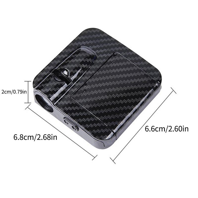 AAOO1 2PCS Carbon Fiber Car Door Lights Door Lights Projector Door Welcome Light For Porsche 911 Cayenne 918 Pajun 718 Panamera Macan