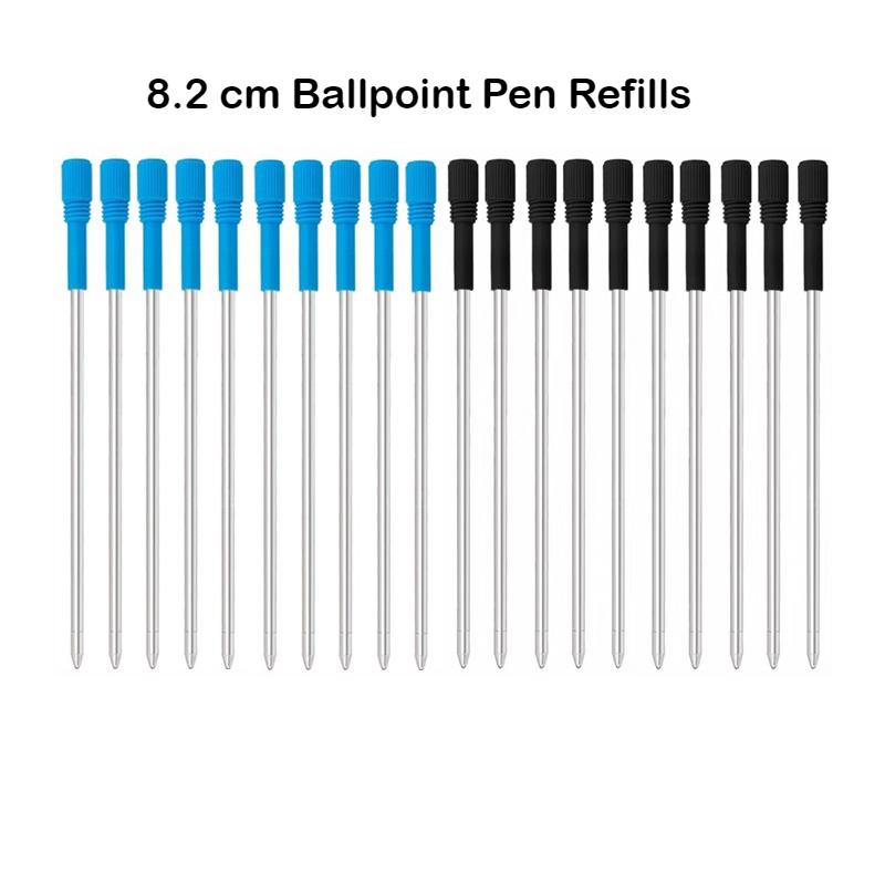 5/10/50 PCS Ballpoint Pen Refills Metal 82mm Pen Refill Black Blue Pen Refills Gifts Office School Supplies Stationery