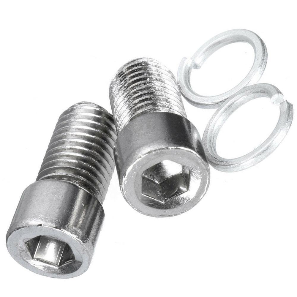 2x 10MM M10 Мотоциклетный удлинитель для зеркала заднего вида, адаптер, черный