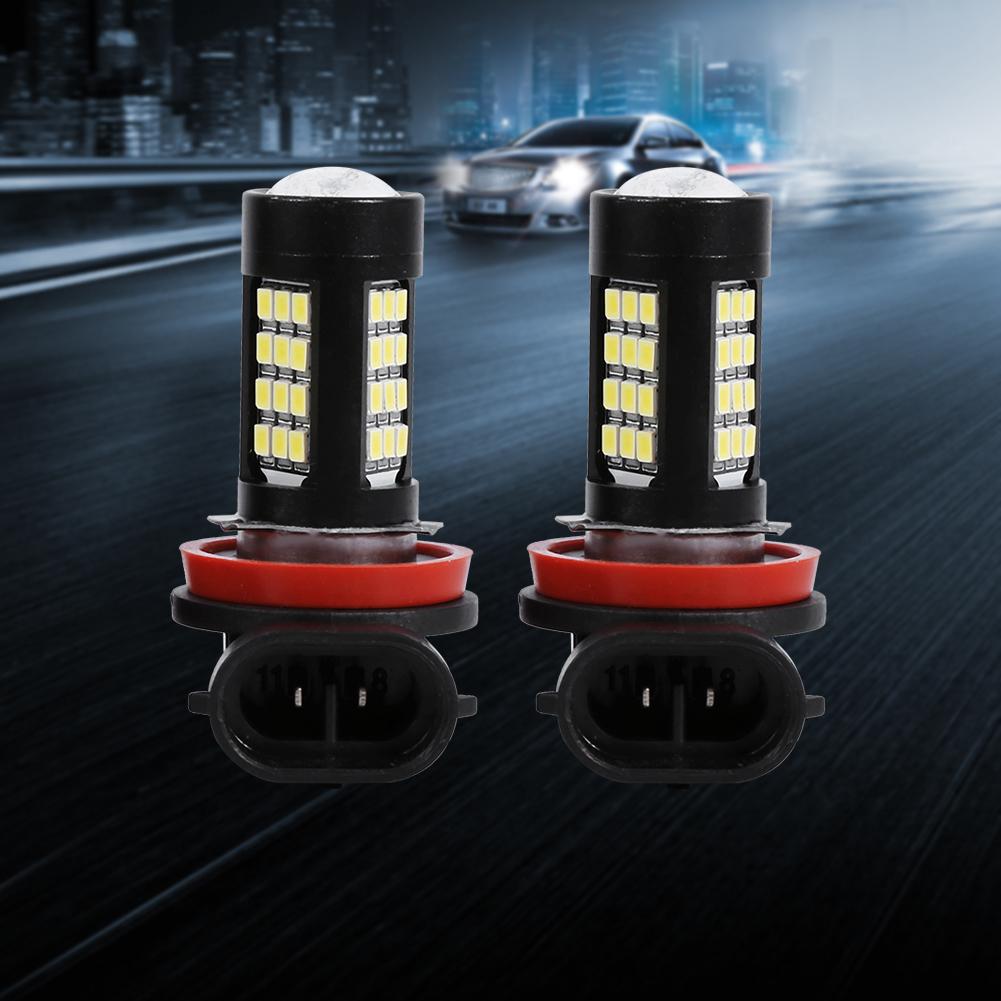2x H11 H8 42 SMD LED White 2835 Canbus Error Free Headlight Fog Light Bulb