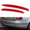 2PCS Left 1Z0945105A , Right 1Z0945106A Rear Bumper Reflector  For OCTAVIA 1z Facelift 2009-2012