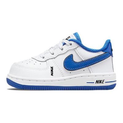 Детские кроссовки Air Force 1 LV8 TD White Game Royal черные DO3808-100