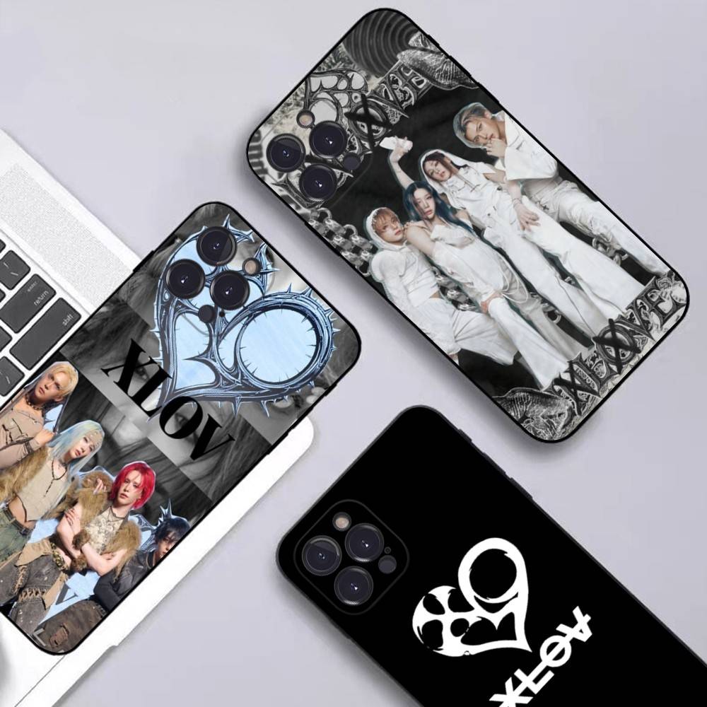 Popular Logo X-XLOV Phone Case For IPhone 16 Pro Max 15 17 Plus 14 13 12 Mini 11 Black Cover