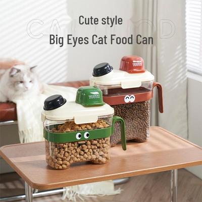 Герметичное ведро для хранения корма для домашних животных - Влагозащищенный контейнер для корма для собак и кошек, зерна и риса