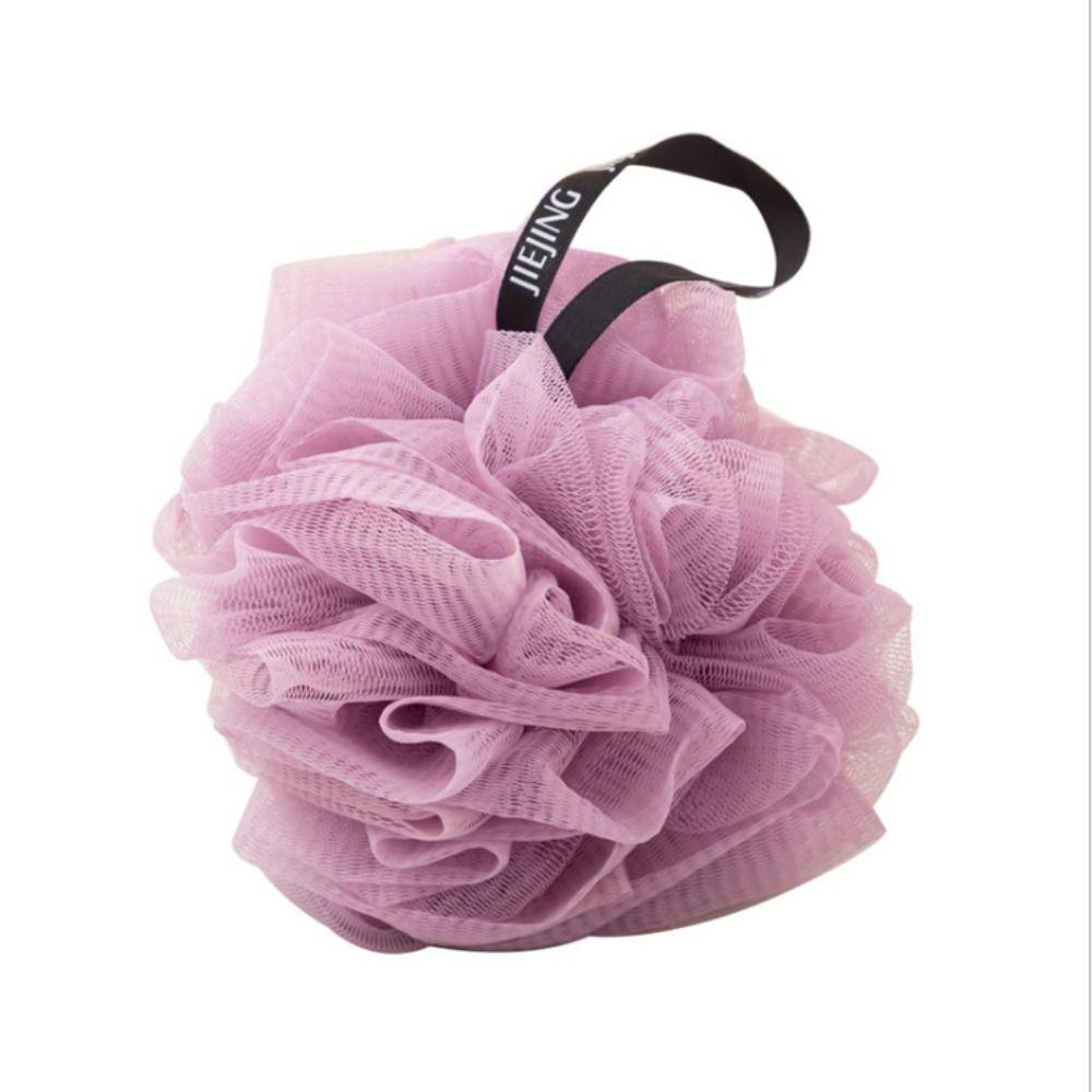 Сетчатый шарик-губка для ванны, не рассеивающийся сетчатый шарик для душа, прочный шарик для душа, удаляющий грязь