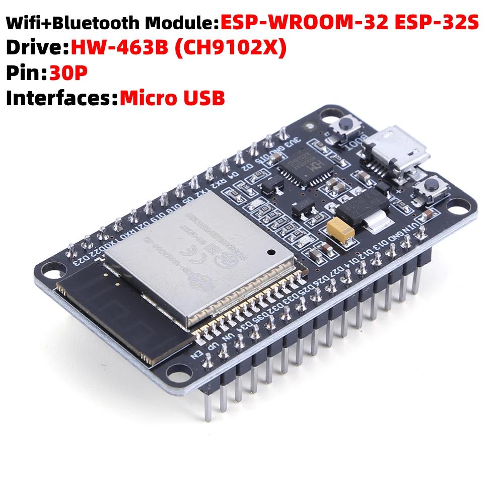 ESP32 ESP-32S Плата расширения CP2102 NodeMCU-32S Lua 30/38-контактный модуль GPIO ESP 32 WiFi Bluetooth Модуль с низким энергопотреблением