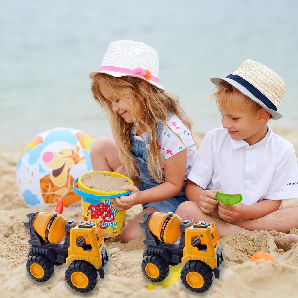 Миниатюрные строительные машины, Экскаватор, Самосвал, Игрушка, Модель автомобиля, Строительная площадка, Коллекция, Детская игрушка для песка, Пляж, Парк, Песочница, Ванна,