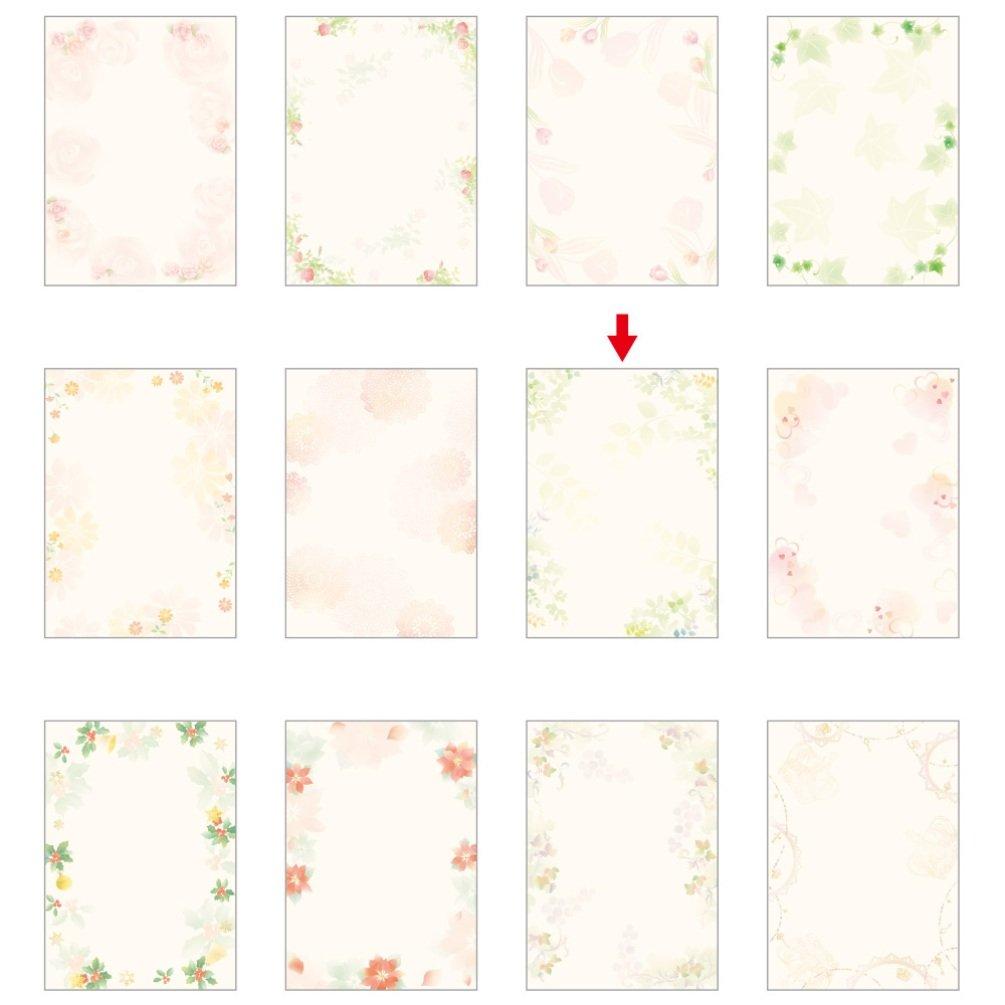 Takajirushi Design Paper Fleur Greens 4-3007