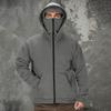 Streetwear Fleece Hoodies for Men with Mask 2025 Thermal Winter Double Hat Hooded Sweatshirt Outdoor Sports Jacket