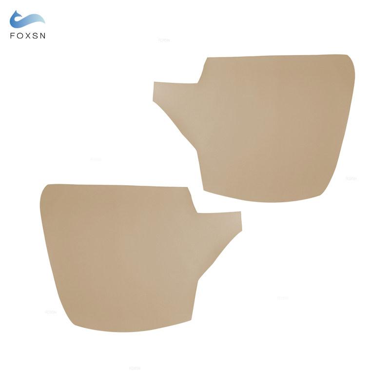 Beige Micro Leather Car Accessories Front Door Armrest Panel Cover Trim For Toyota Prius 30 2009 2010 2011 2012 2013 2014