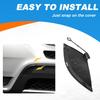 Front Bumper Tow Hook Cover Cap Towing Eye Fit for BMW X3 F25 20112012 2013 2014 51117210474 Trailer Cover (Matte Black, Right Passenger Side)