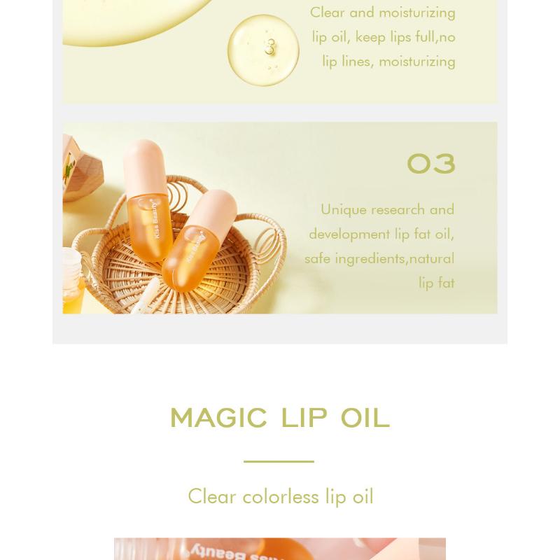KISS BEAUTY Capsule Capsule Lip Glum Holly Увлажняющее и подвижное средство для губ