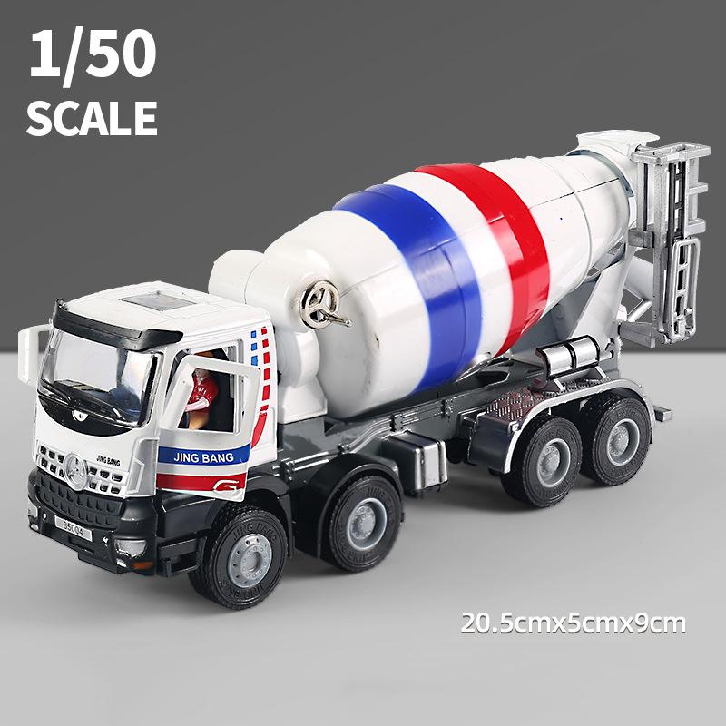 Модель миксера 1/50, литая под давлением модель транспортного средства, инженерный инструмент