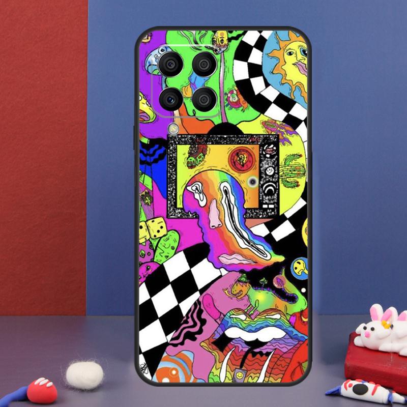 Indie Hippie Art Case For Samsung Galaxy M34 M14 M54 M13 M15 M36 M55 M35 M56 M16 M31 M11 M53 M12 M32 M52 M06