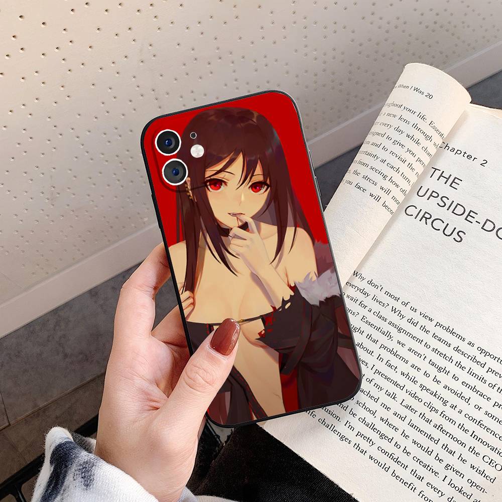 Чехол для телефона с анимацией Юй Цзэ (Consort Yu) из игры Fate Grand Order для iPhone 17 Air 16 15 14 13 Pro Max 11 12 Черный силиконовый чехол