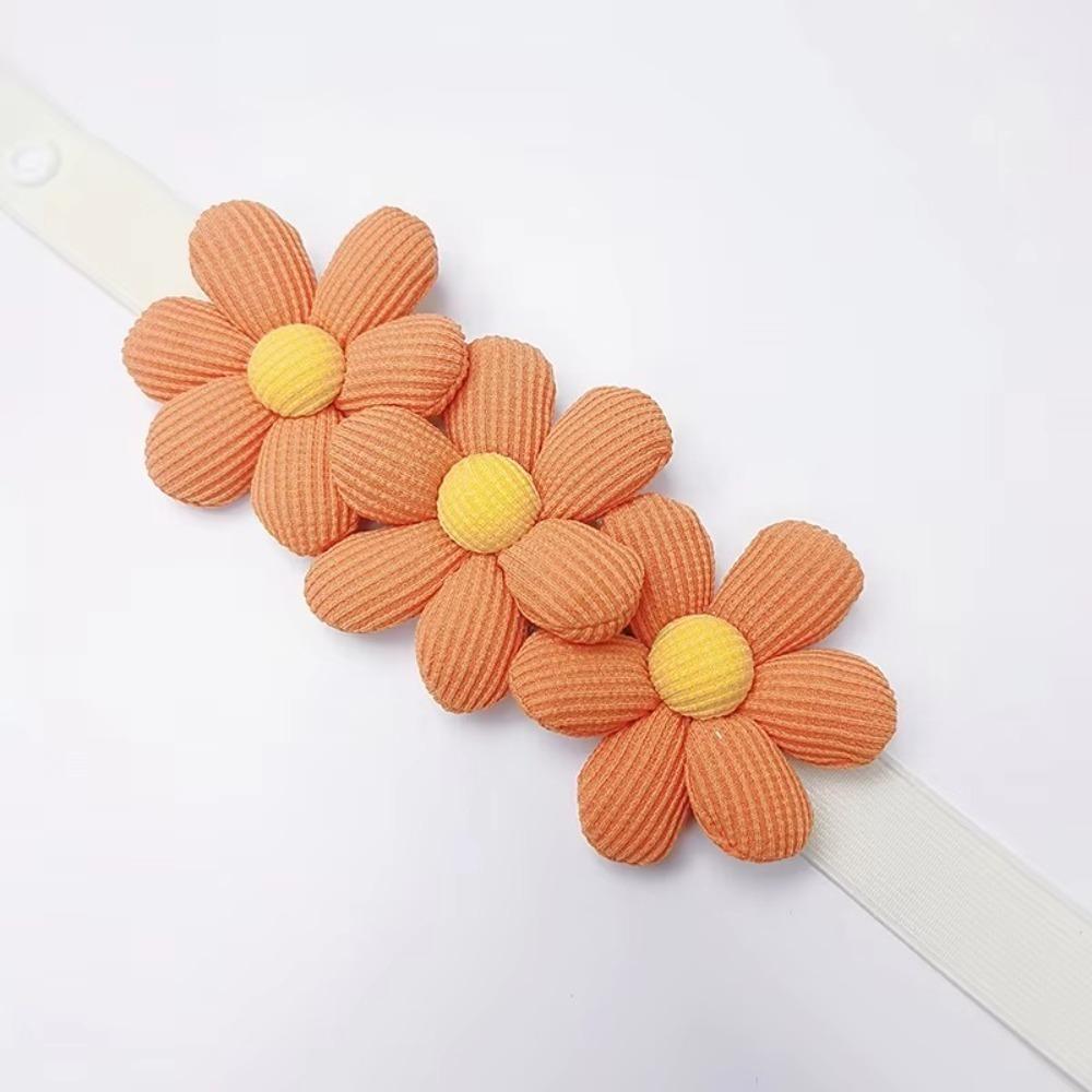 Flower Shape Curtain Elastic Buckle Strap Magnetic Buckle Window Curtain Buckles Home Decor