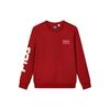 Fila Logo Print Sports Crewneck Sweatshirt Men Sweatshirt Rust-Red F11M149208FWI