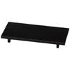 Sushi Plate Stand On the Black On the Made In Japan J-kitchens (Rectangular Plate) 1-person Left, (black Back), Shatter-resistant Plate,