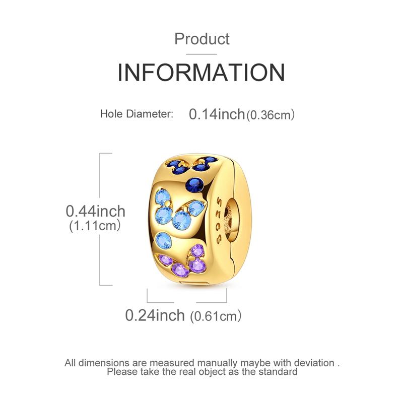 Оригинальные Шармы Бусины Медные Клипсы Шармы Циркон Силиконовые Разделительные Бусины Подходят для Оригинального Браслета DIY Шарм Женские Украшения