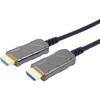 PremiumCord 8K Optical Active Ultra High Speed Câble HDMI 2.1 MM 48Gbps,Noir,20m