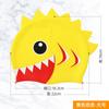 Качественная шапочка для плавания с рисунком акулы и динозавра, защищающая уши, для длинных волос, эластичная шапочка для бассейна