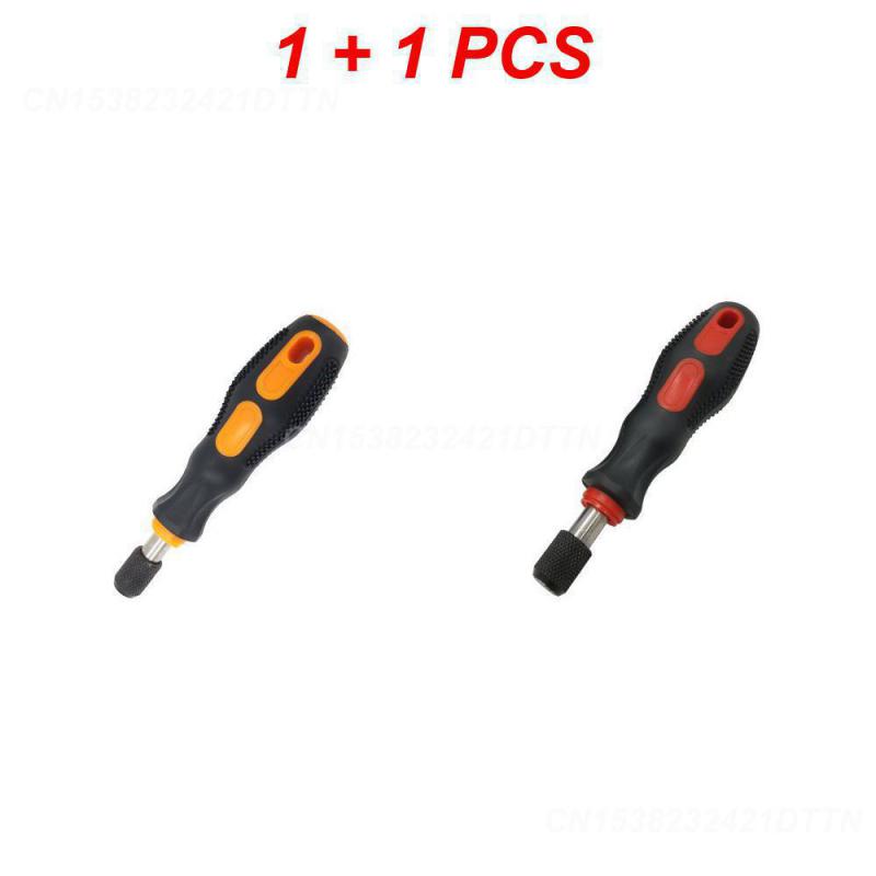 1/2шт держатель отвертки съемная красная ручка отвертка головка ручка ручной инструмент резиновая ручка магнитная ручка отвертки