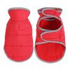 Warm Soft Dog Coat Jacket High Collar Vest for Small Dogs Teddy Puppy Winter Clothes with Magic Tape Design