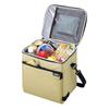 Thermos Soft Cooler 20L Sand Beige Insulated Cooler Bag with Foldable for Compact Box Large Capacity Model SDBE - 5-Layer Insulation, Storage,