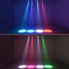 10W RGB LED Stage Light Disco Pinspot Lamps Beam Spotlight Professional DJ DISCO Party KTV Stage Light Mirror Ball Disco Lamps