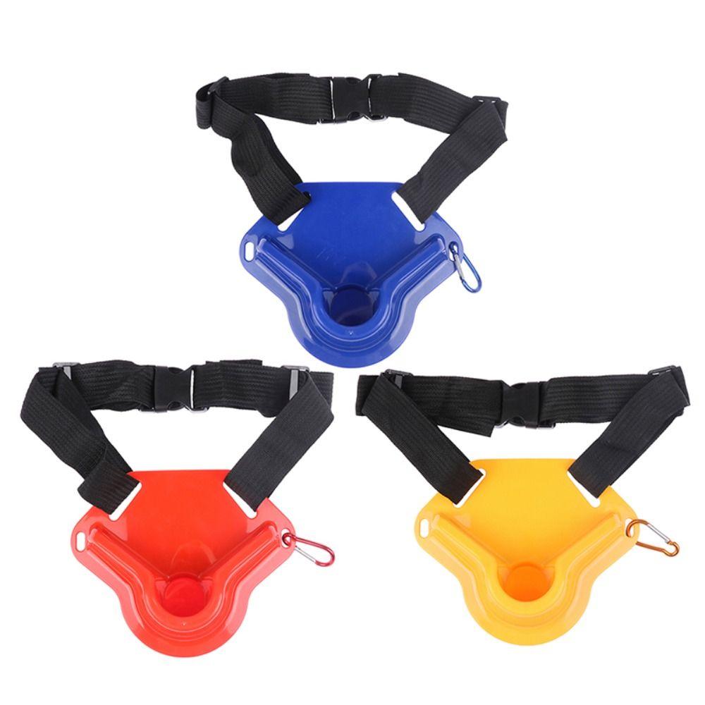 Adjustable Fish Rod Holder ABS Material Fishing Waist Belt Fishing Fighting Belt Outdoor Sports