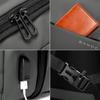 Эстетический мужской деловой рюкзак для школы, расширяемая USB-сумка, большая вместимость для ноутбука 17,3 дюйма, водонепроницаемый модный дорожный рюкзак