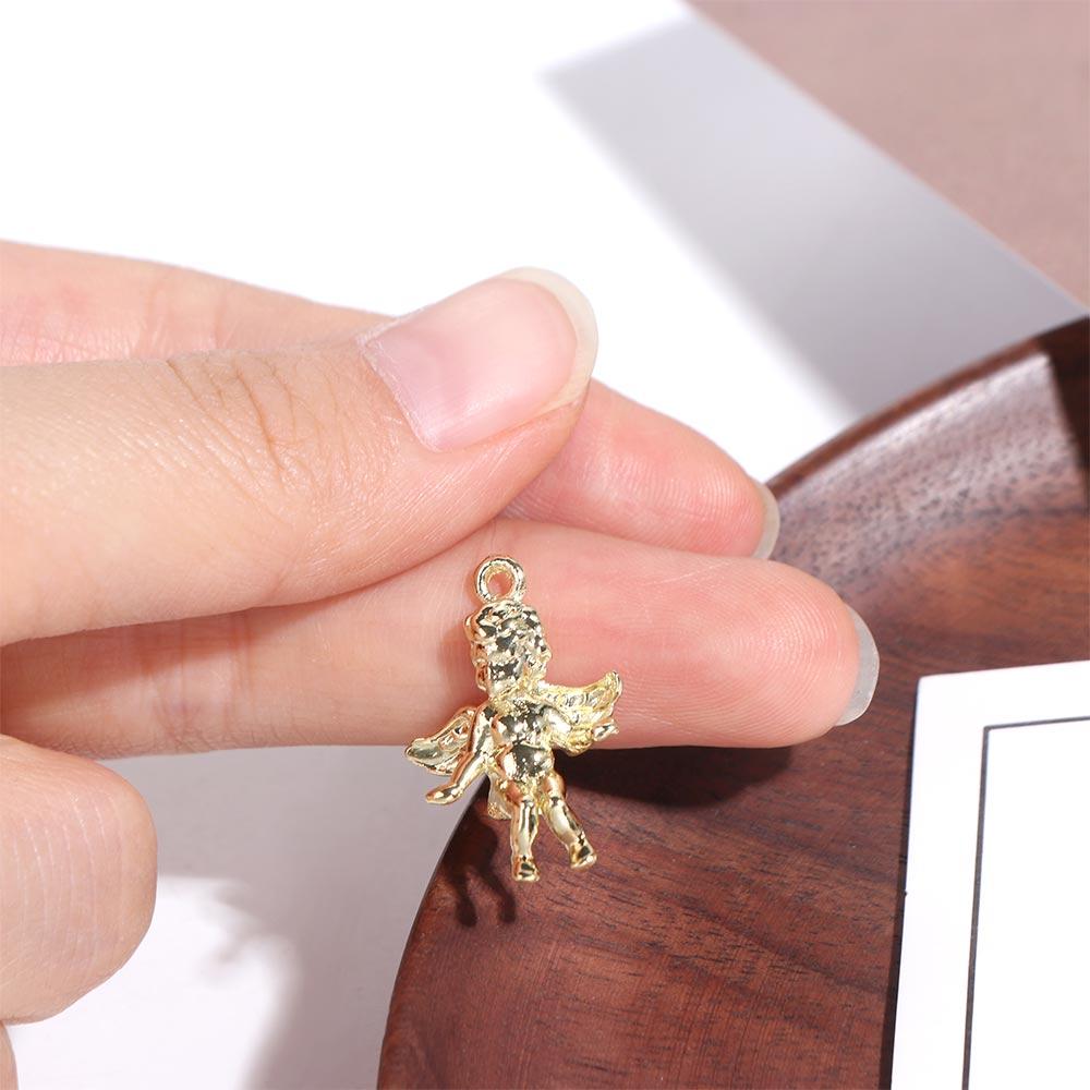 2 шт./набор миниатюрных крыльев ангела ручной работы, мини-ожерелье «сделай сам» в виде купидона, аксессуары, ювелирные изделия