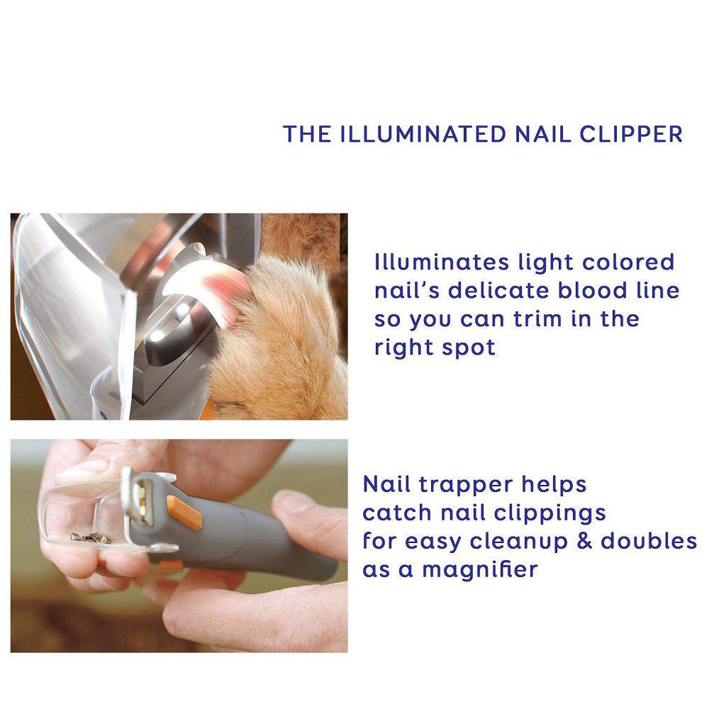High-quality Pet Nail Trimmer With Led Light And Magnification For Safe Grooming