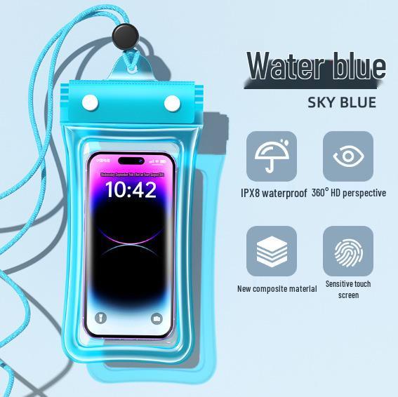 Универсальный водонепроницаемый чехол для телефона для рафтинга и дайвинга с доступом к сенсорному экрану - Идеально подходит для курьеров на вынос