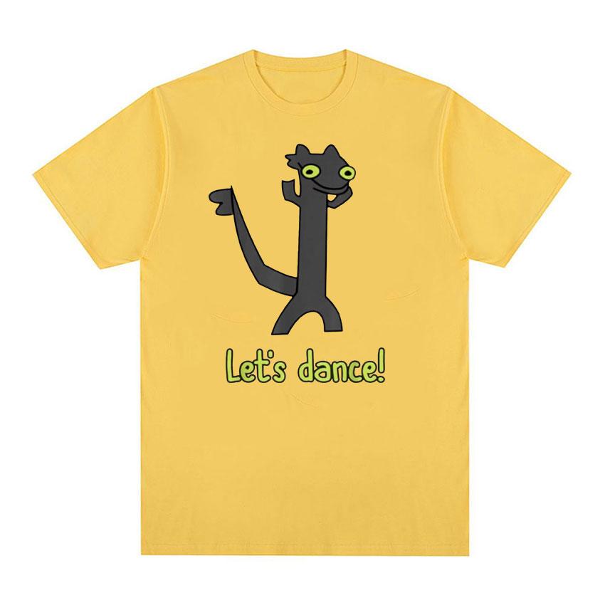 Toothless Dance Meme Lets Dance Meme T Shirt Unisex Women Fashion Retro Gothic Funny Tshirts Casual Cotton Oversized Tshirt Tops