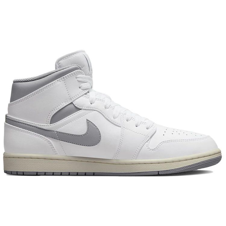 Air Jordan 1 Mid Neutral Grey Мужские кроссовки White Stealth 554724-135