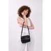 Women's Black 2-compartment Adjustable Strap Shoulder And Crossbody Bag