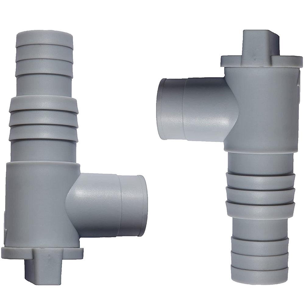 RV Waste Water Tank Drain Valve Kit for 28mm/32mm Pipes - with Mounting Bracket, Universal Camper Van Sewage Drainage Valve Y0O7
