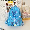 Stitch Pattern Cartoon Kids Backpack With Lightweight Nylon For School Education