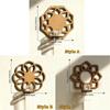 Wooden Wall Mounted Planter Flower Shaped Flower Stand Hydroponic Planter Shelf  Hydroponics