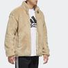 Adidas Casual Sports Warm Stand Collar Jacket Men Outerwear Brown GL7418