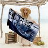Naruto Character Personalized Text Beach Towel Super Soft & Absorbent Suitable for Sports Travel Swimming Yoga Bathroom Beach And Pool