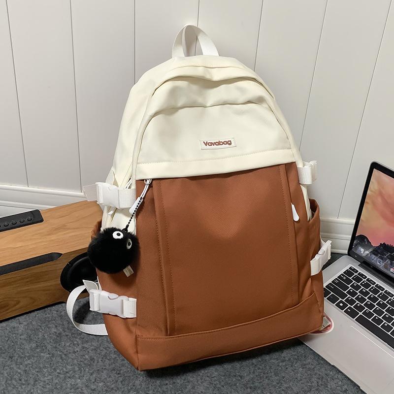 School Bag Girls Primary School Students Burgundy School Backpack Middle School Students High Quality Fashion Junior High School Backpack