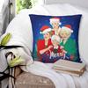 Christmas Girls! Pillowcase Polyester Linen Velvet Creative Zip Decorative Pillow Case Sofa Cushion Cover
