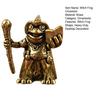 1/2Pcs Brass Witch Frog Figurine Metal Carving Miniature Frog Statue Animal Sculpture Halloween Feng Shui Decoration Home Office Desktop Ornament